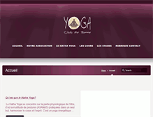 Tablet Screenshot of bonne-yoga-club.com